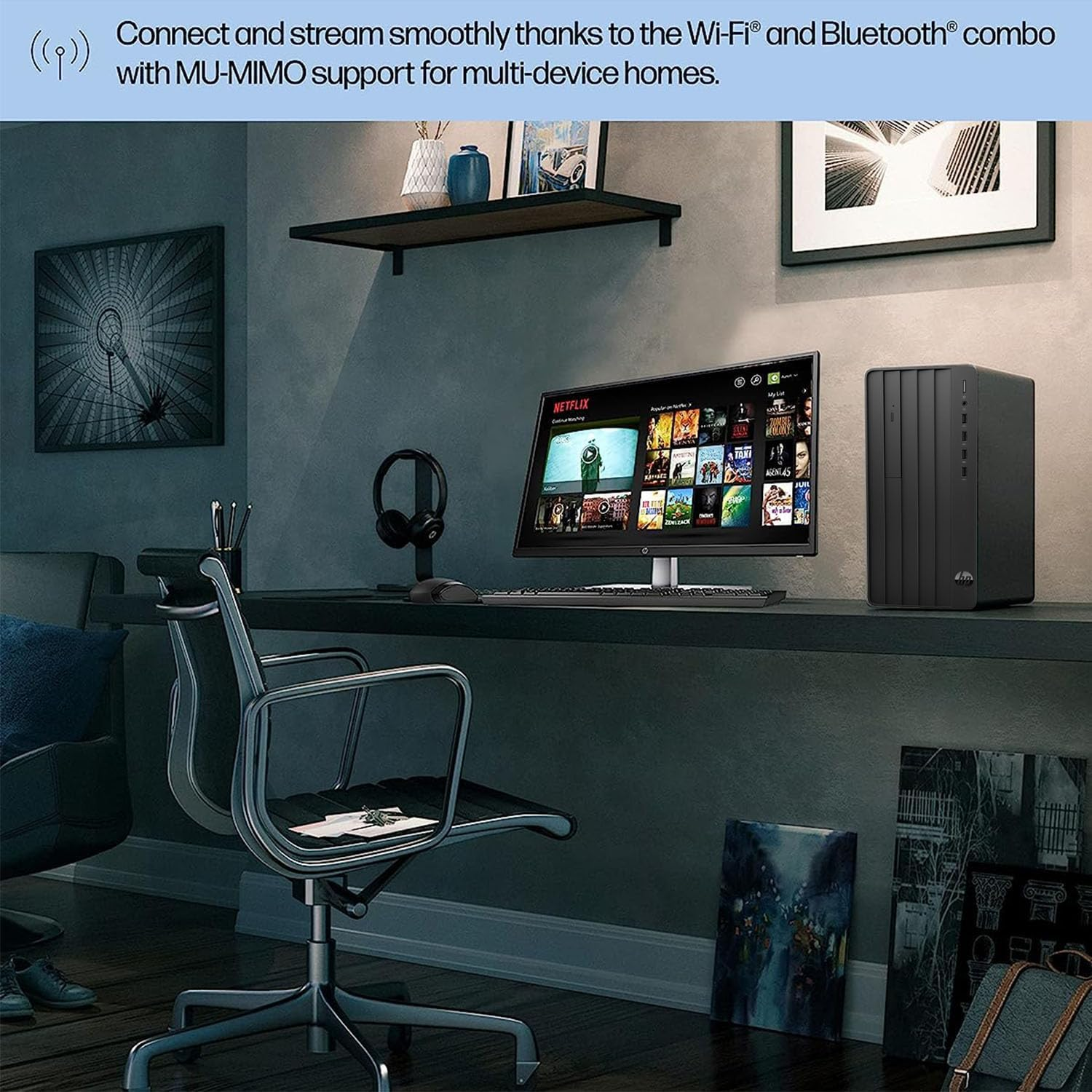 HP Pro 290 G9 NEW 13Gen Intel Core i7 16-Cores Business Tower Wireless & Bluetooth - Black HP Pro 290 G9 NEW 13Gen Intel Core i7 16-Cores Business Tower Wireless & Bluetooth - Black
